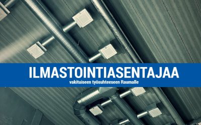 Etsimme ilmastointiasentajaa vakituiseen työsuhteeseen